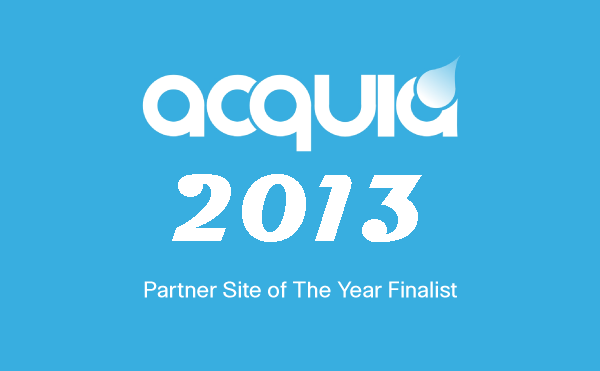 Finalist in the Acquia Partner Sites of the Year Awards