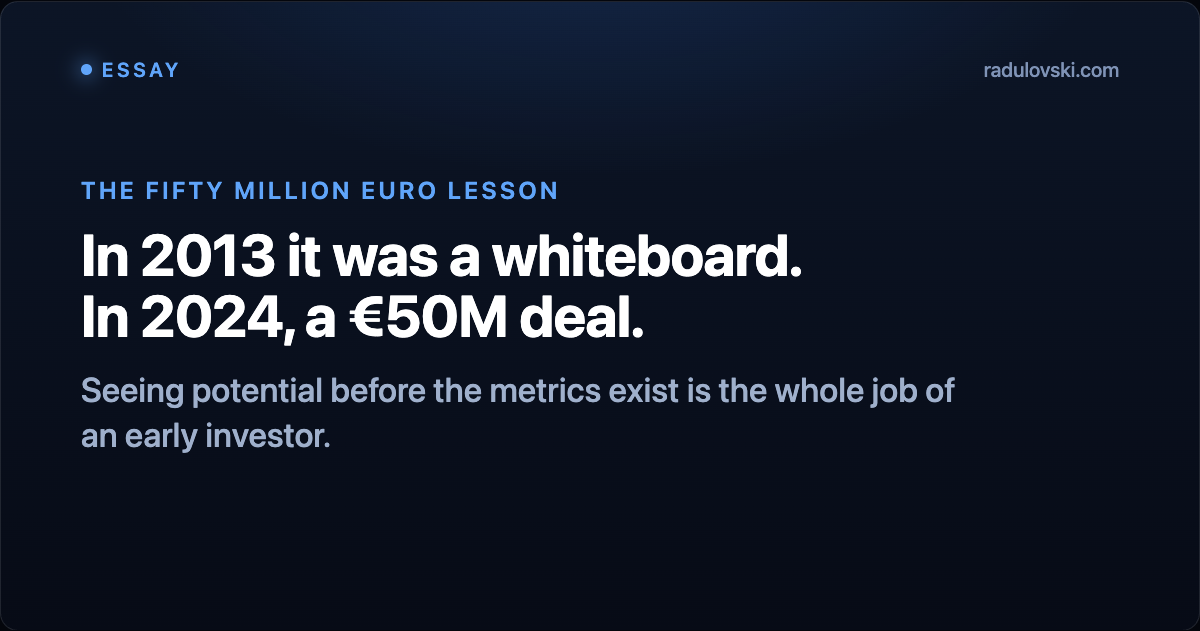 The Fifty Million Euro Lesson